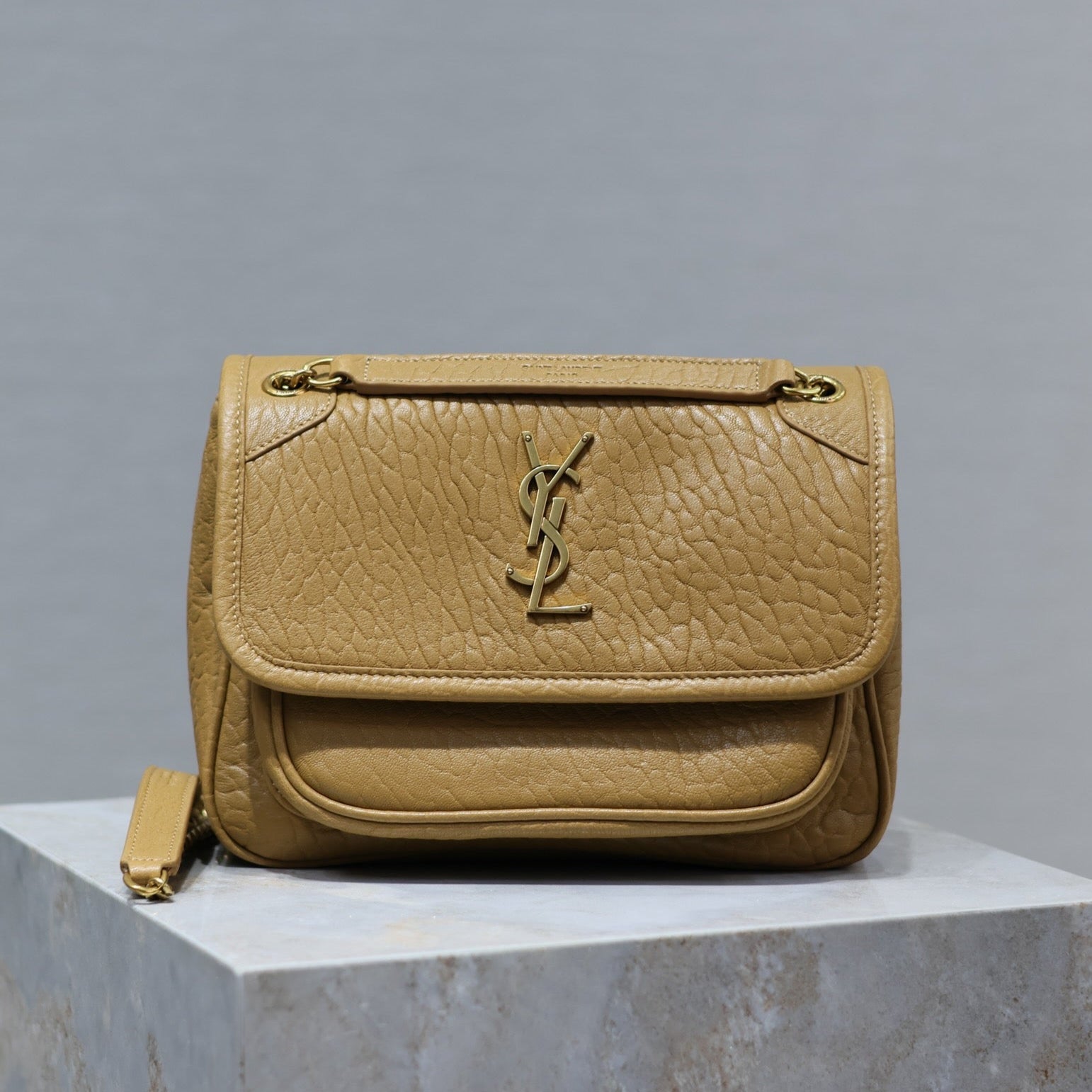 NIKI BABY 22 IN DIJON GELB ELEFANTENMUSTER LAMMFELL