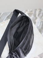 Umhängetasche 24 Zoll, schwarz kariert, Nylon