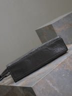 NIKI EINKAUFSTASCHE 33 IN GRAUEM KNUPFERKALBLEDER