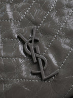 NIKI EINKAUFSTASCHE 33 IN GRAUEM KNUPFERKALBLEDER