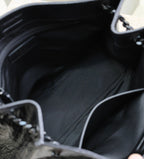 NIKI EINKAUFSTASCHE 33 AUS SCHWARZEM KROKODILGEPRÄGTEM KALBSLEDER