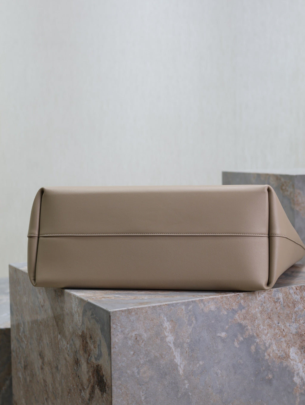 Einkaufstasche 38 Zoll hellbraunes Kalbsleder