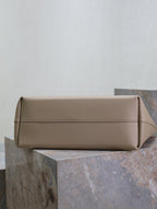 Einkaufstasche 38 Zoll hellbraunes Kalbsleder