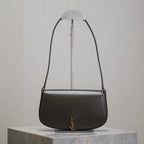 MINI VOLTAIRE IN BOX 17 IN KOMBU GRÜNEM KALBSLEDER GOLDENES LOGO