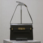 MANHATTAN IN BOX KLEIN 24 IN KOMBU GRÜNES KALBSLEDER GOLDENE HARDWARE