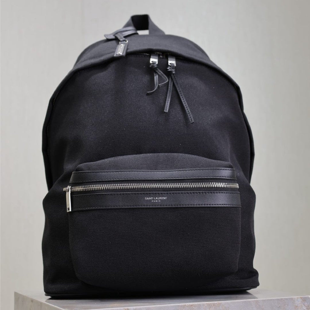 CITY-RUCKSACK 35 AUS SCHWARZEM CANVAS