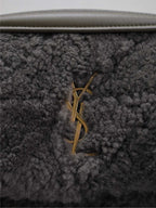 JAMIE TASCHE 25 IN DUNKELGRAUER LAMMWOLLE