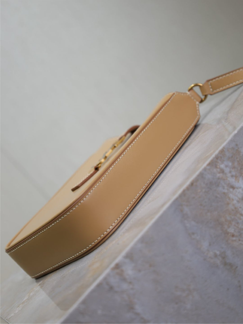 LE 5 À 7 HANDYTASCHE 18 IN CIDERBRAUN KALBSLEDER