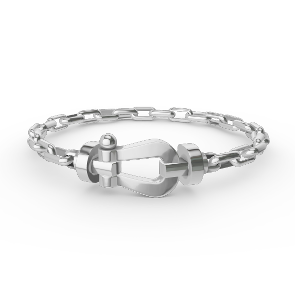 ¡®Jewelicorn¡¯FORCE LARGE HORSESHOE CLASP  METAL BRACELET