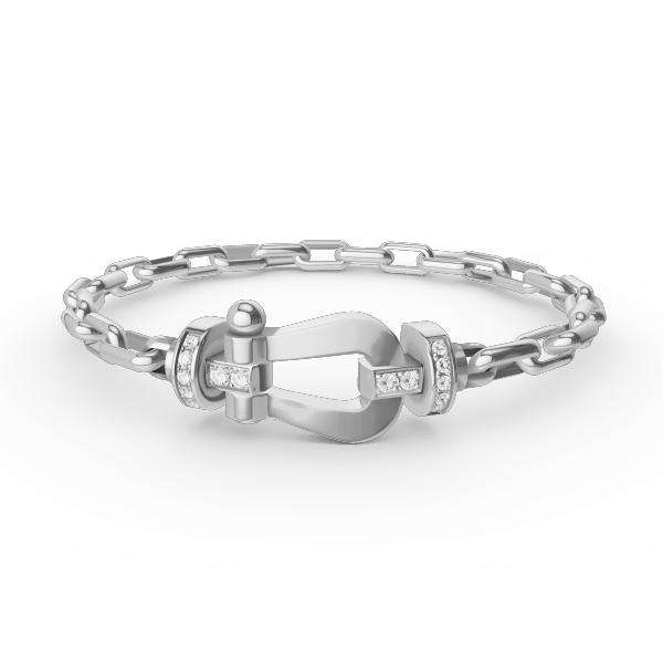 ¡®Jewelicorn¡¯FORCE LARGE HORSESHOE CLASP  METAL BRACELET