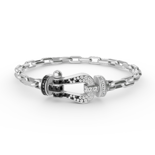 ¡®Jewelicorn¡¯FORCE LARGE HORSESHOE CLASP  METAL BRACELET