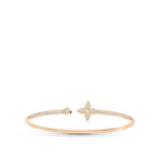 ¡®Jewelicorn¡¯IDYLLE PINK GOLD OPEN BRACELET DIAMOND PAVED