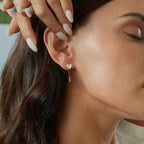 上品でシンプルなハート型イヤリング（レディース）BSE1003