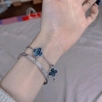 [⭐JeweliWhal]CLOVER 5 MOTIF PIETERSITE BRACELET COLLECTION