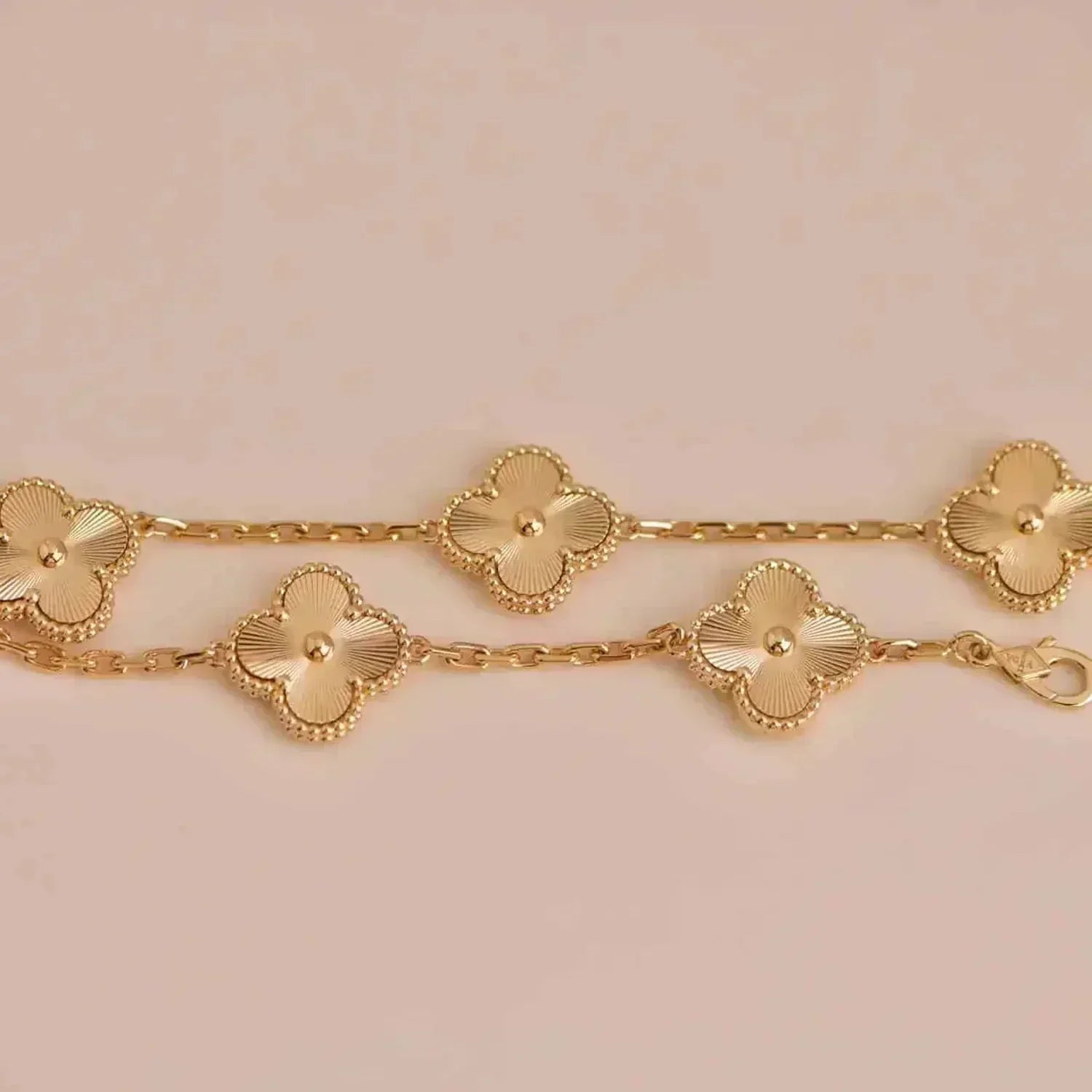 ¡®Jewelicorn¡¯CLOVER 5 FLOWERS LASER BRACELET