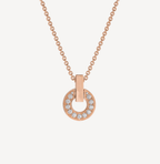 ¡®Jewelicorn¡¯GARI NECKLACE PINK GOLD DIAMOND