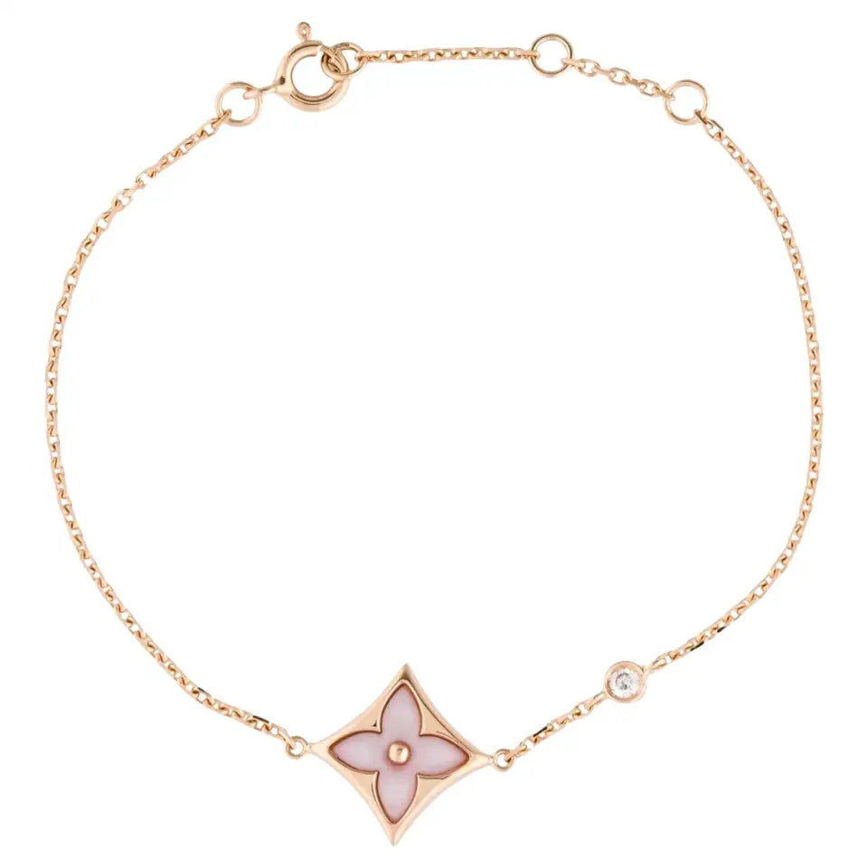 ¡®Jewelicorn¡¯STAR 1 DIAMOND PINK GOLD BRACELET