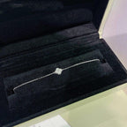 ®Jewelicorn®クローバーシングルフラワーブレスレットシルバー