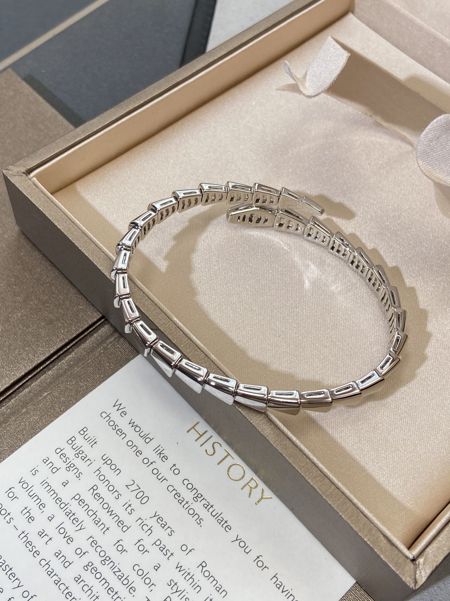 ¡®Jewelicorn¡¯SERPENTI VIPER SILVER BRACELET