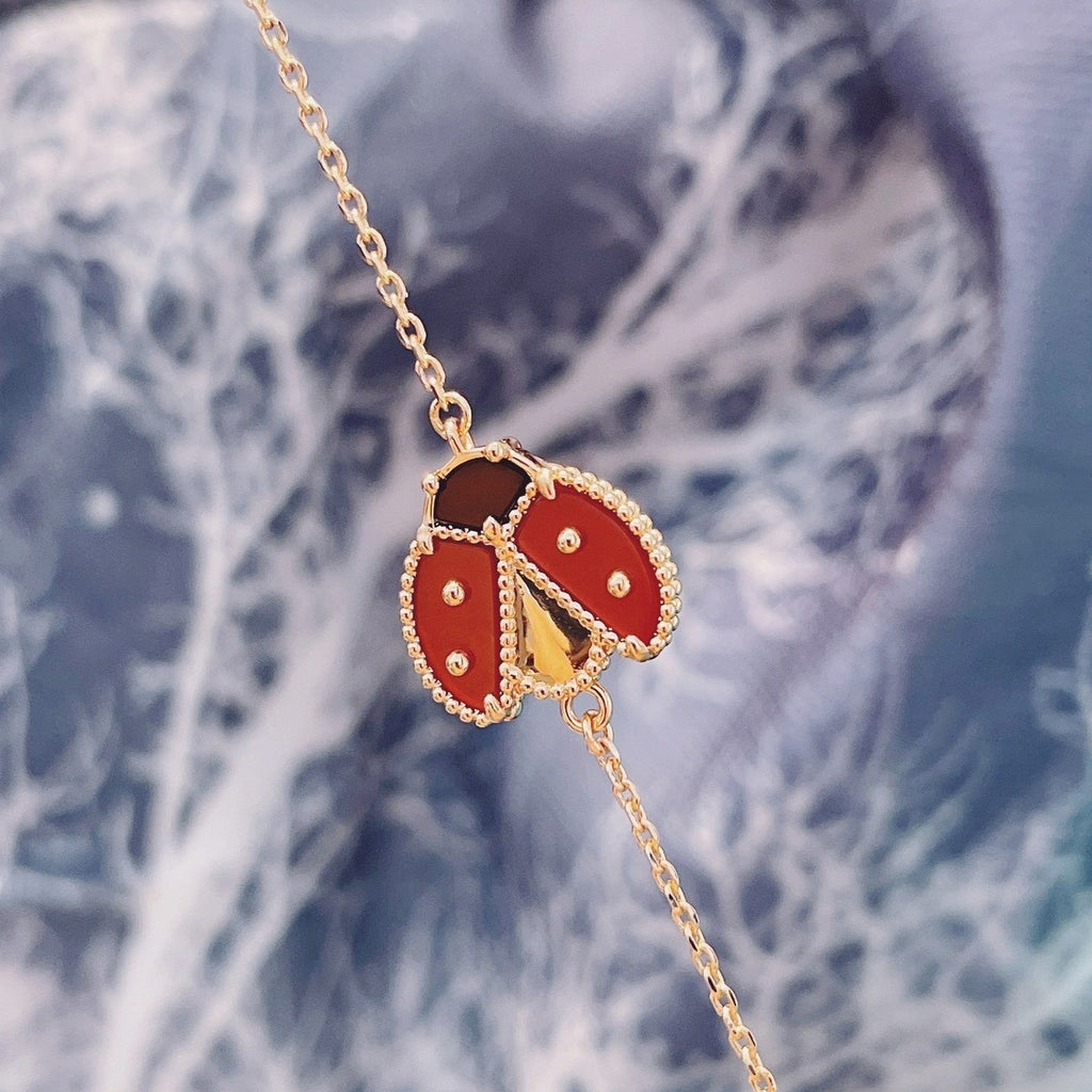 ¡®Jewelicorn¡¯LUCKY SPRING 1 MOTIF PINK GOLD BRACELET