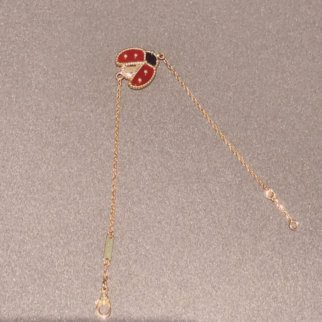 ¡®Jewelicorn¡¯LUCKY SPRING 1 MOTIF PINK GOLD BRACELET