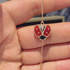 ¡®Jewelicorn¡¯LUCKY SPRING 1 MOTIF PINK GOLD BRACELET