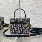 CD-Signatur-Etui, 16 cm, blaue Schrägstickerei