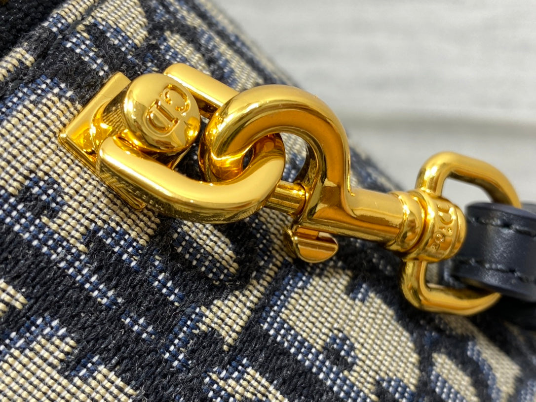 CD-Signatur-Etui, 16 cm, blaue Schrägstickerei