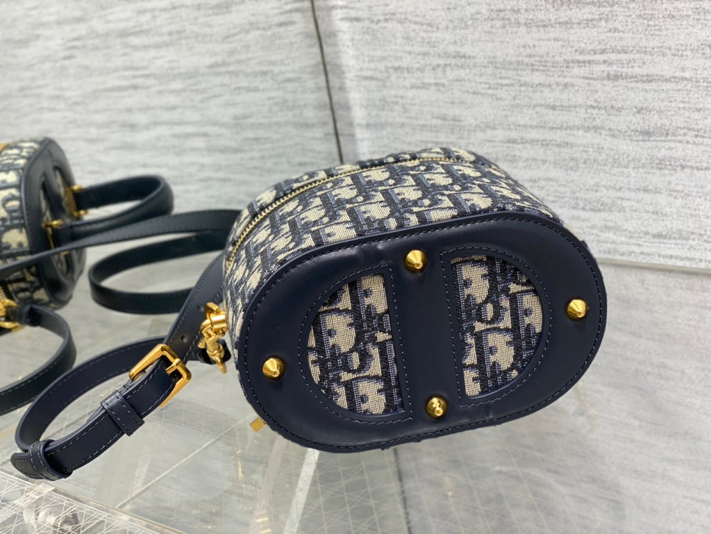 CD-Signatur-Etui, 16 cm, blaue Schrägstickerei