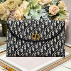 30 MONTAIGNE 30CM BLAU SCHRÄGSTICKEREI