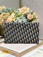 30 MONTAIGNE 30CM BLAU SCHRÄGSTICKEREI