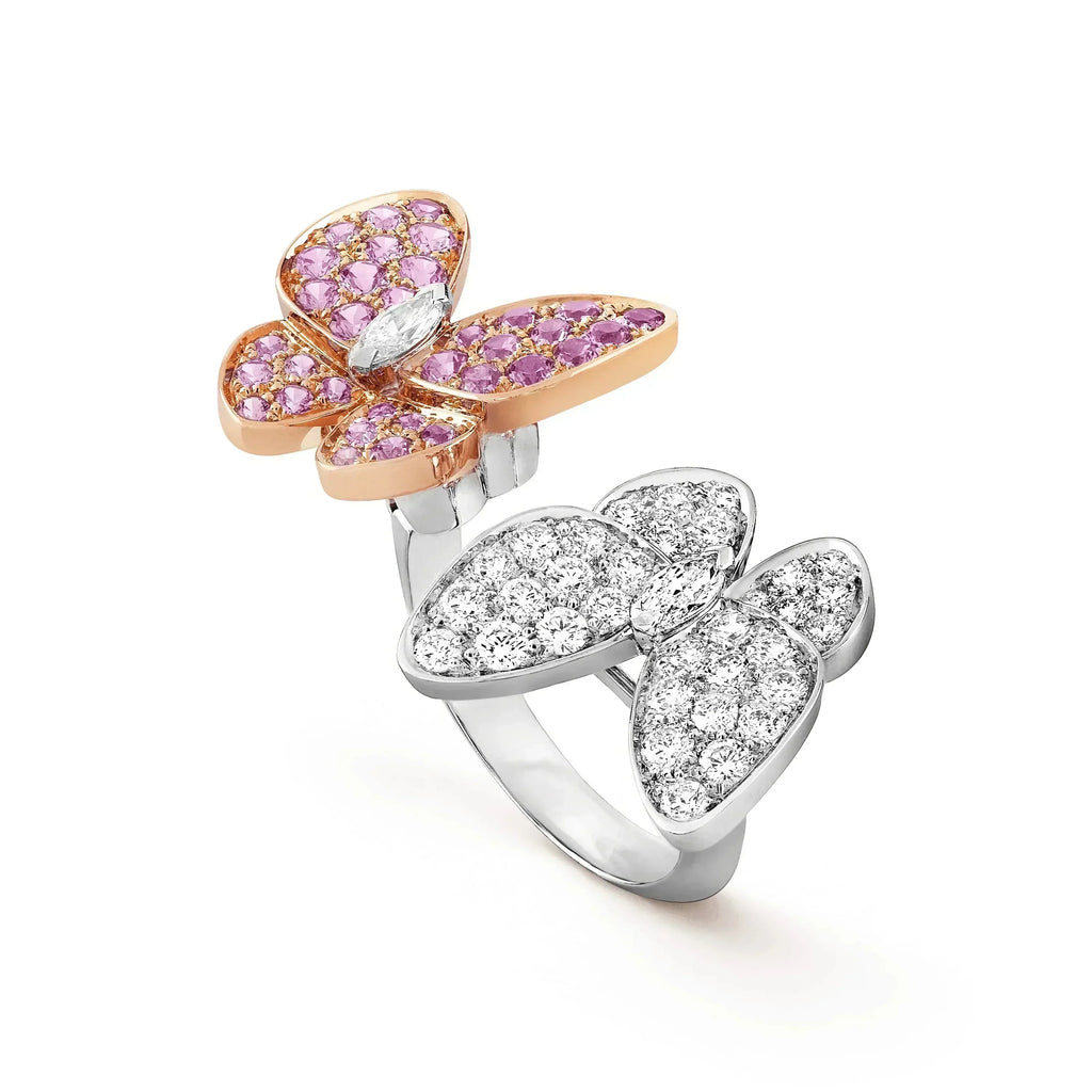 ¡®Jewelicorn¡¯TWIN BUTTERFLY DIAMOND RING