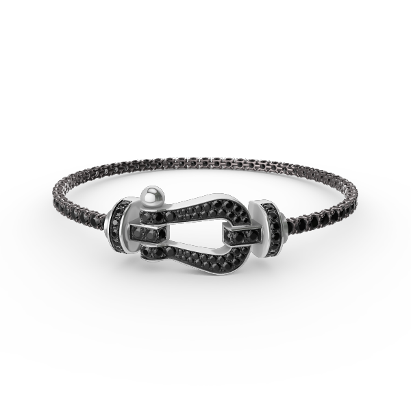 ¡®Jewelicorn¡¯FORCE  LARGE HORSESHOE FULL DIAMOND TENNIS BRACELET